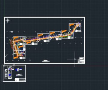 Чертеж Газоснабжение школы интерната в поселке Гранитогорск