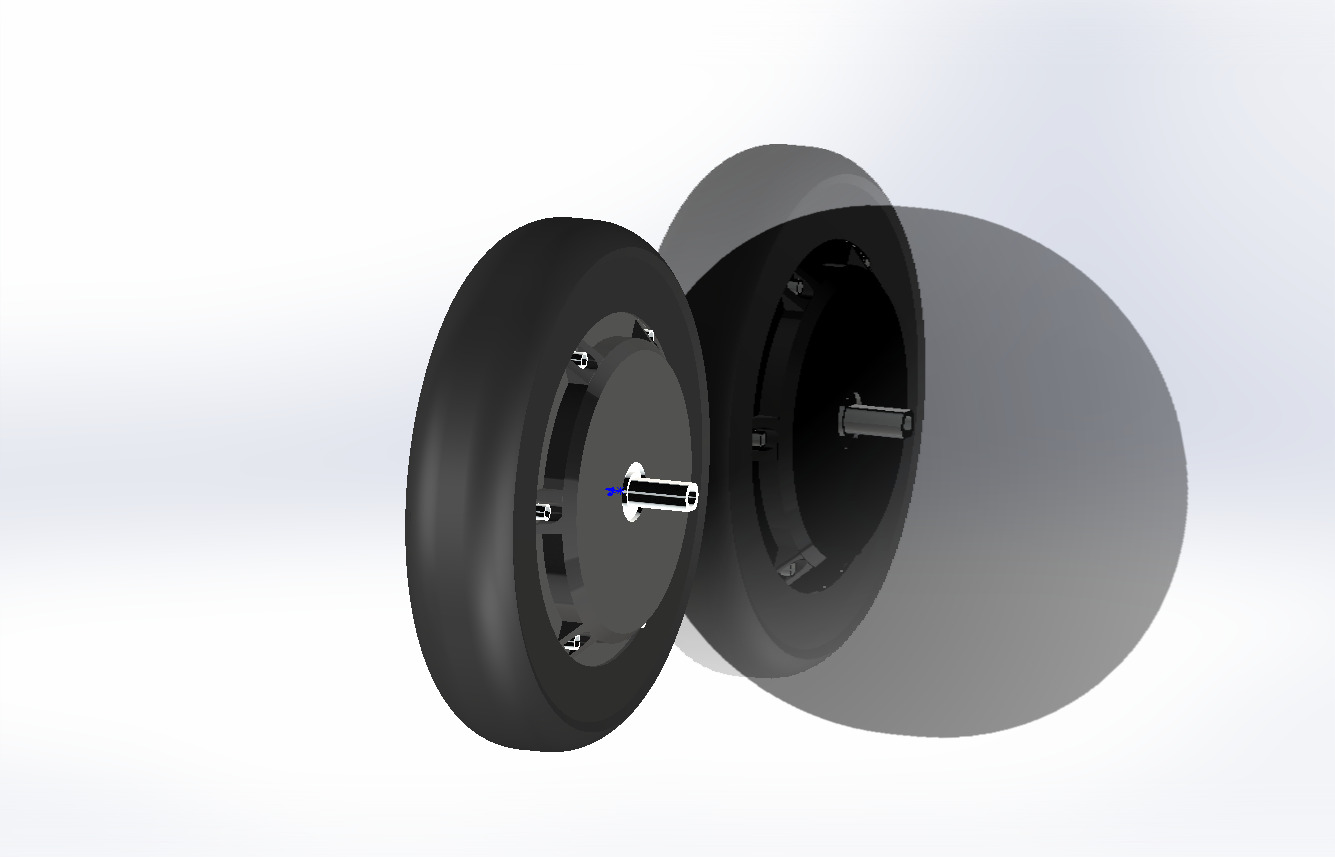 3D модель Мотор-колесо Kugoo Jilong 36v350w