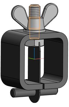 3D модель Зажим для сваривания листов