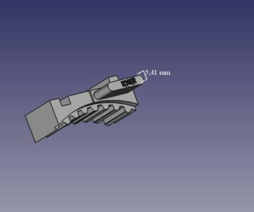 3D модель Фиксатор фазорегулятора грм опель 2005-2010 Z1.6XER Z1.8XER номер ДЕТАЛИ ATA 5107