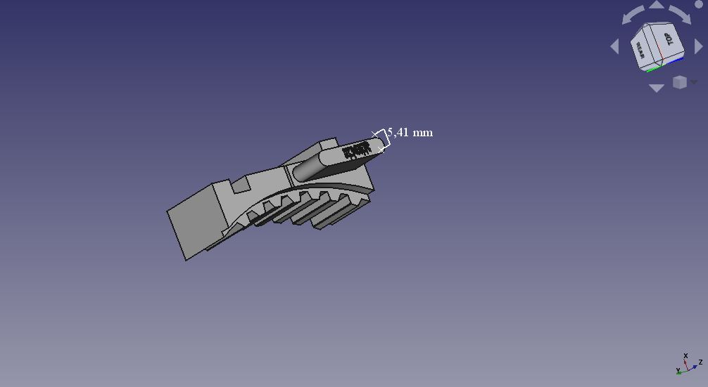 3D модель Фиксатор фазорегулятора грм опель 2005-2010 Z1.6XER Z1.8XER номер ДЕТАЛИ ATA 5107