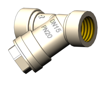 3D модель Косой фильтр 1/2 Valtec VT.192.N.04