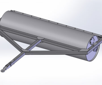 3D модель Каток прицепной прикатной