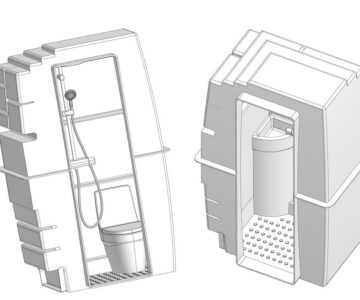 3D модель Санитарный модуль LF-01 FD для автодома
