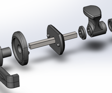 3D модель Ручка ProLam DN ISO 45-60