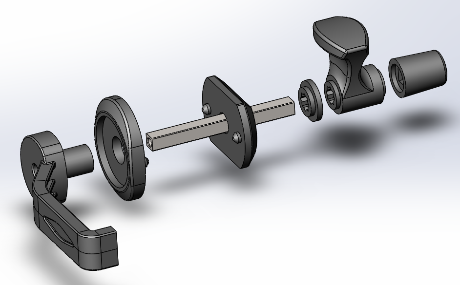 3D модель Ручка ProLam DN ISO 45-60