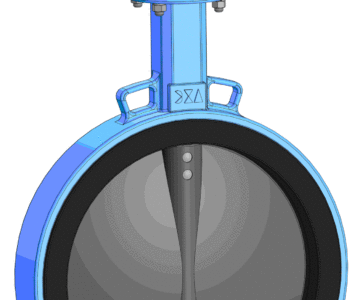 3D модель Затвор дисковый поворотный центричный Ду300 Ру1,6 МПа. BV0-W-DN300-PN1,6