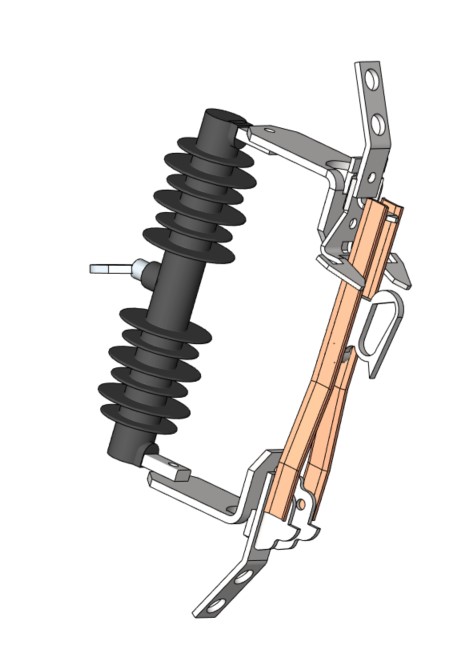 3D модель Однофазный разъединитель CutOut 10 кВ 630 А