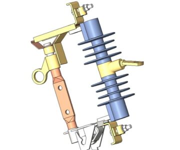 3D модель Однофазный разъединитель CutOut 10 кВ 315 А