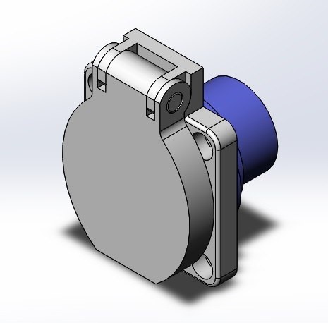 3D модель Розетка PSE 109-0w