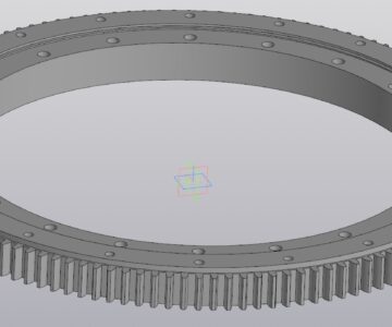 3D модель Опорно-поворотное устройство QWC.900.25