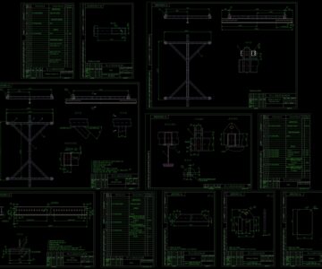 Чертеж Траверса рамная Н-образная г/п 2 тонны