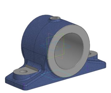 3D модель Корпус подшипника с диаметром  85 мм