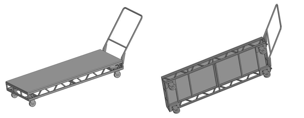 3D модель Тележка для склада