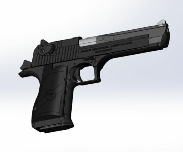 3D модель Magnum Research Desert Eagle 357