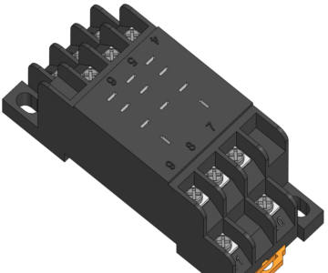 3D модель Розетка для реле PPM 77_3