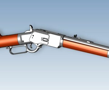 3D модель Многозарядная винтовка Marlin Winchester Classic Repeating Rifle 30-30