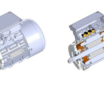 3D модель Электродвигатель INNOVARI MB80A4 B14