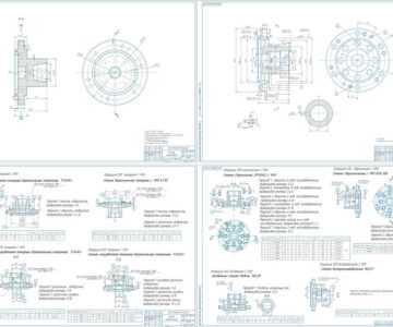 Чертеж Технологический процесс механической обработки детали «Фланец