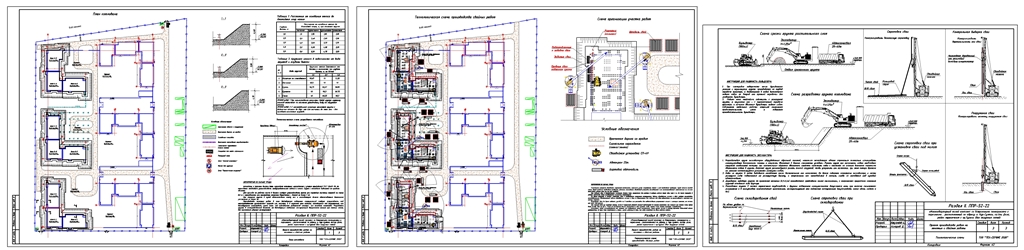 Чертеж ППР на земляные работы