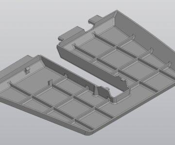 3D модель Крышка антенн с местом для транспондера для Киа Церато