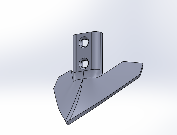 3D модель Стрельчатая лапа квернеланд