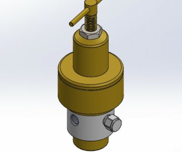 3D модель Регулятор давления (регулировка от 4-25 бар после себя)