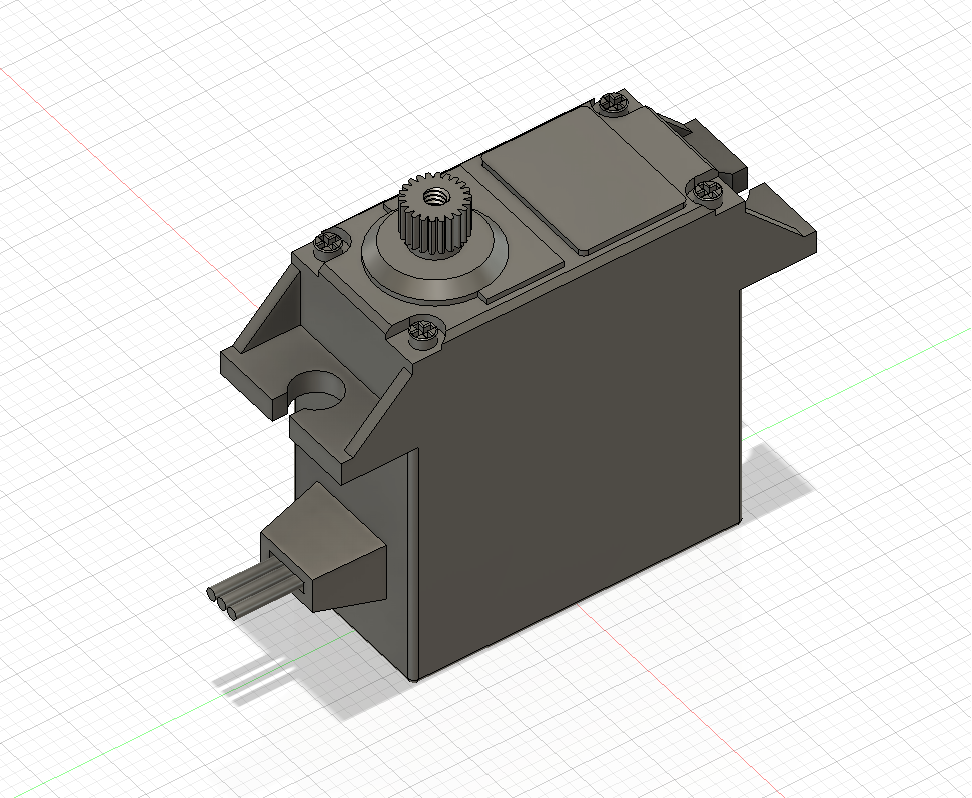 3D модель Сервомотор DS-236MG