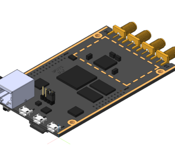 3D модель Плата MicroPhase ANTSDR E310 AD9361 Плата SDR ZYNQ7020