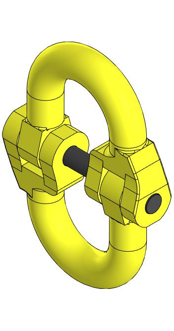 3D модель Звено соединительное для цепных строп 8т (16-8 WELL8T)