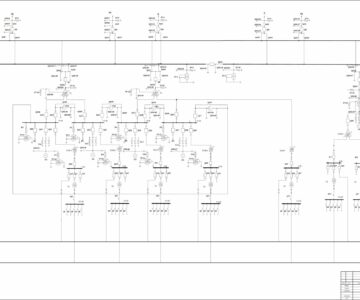 Чертеж Компоновка и расчет главной электрической схемы ТЭЦ