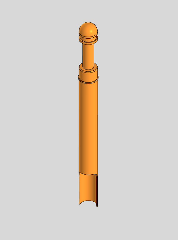 3D модель Pogo-Pin HSS120 KS-113 30