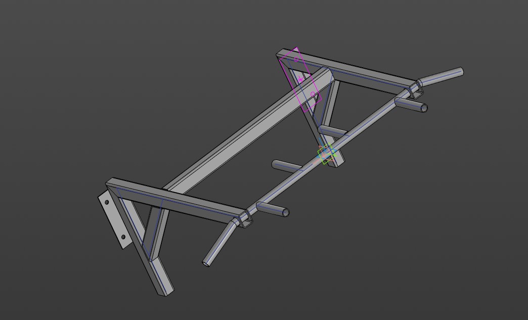3D модель Турник многофункциональный