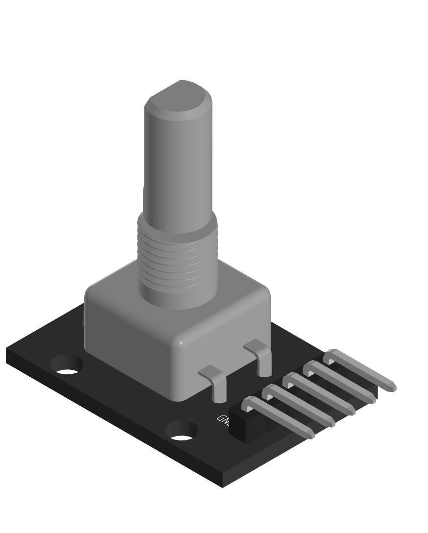 3D модель Модуль энкодера KY-040