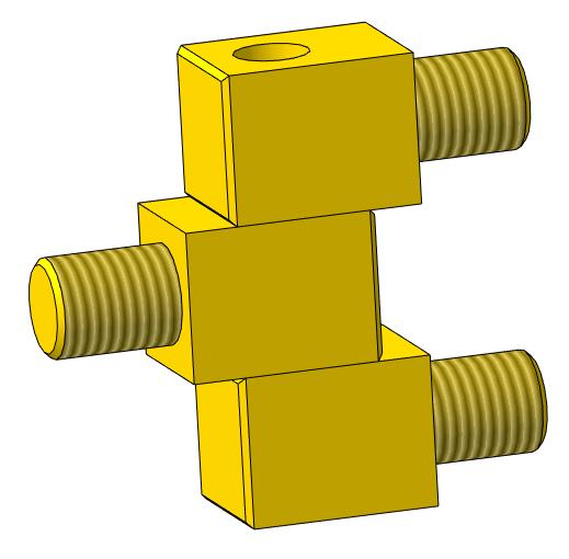 3D модель Шарнир (петля) на дверь