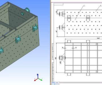 3D модель Комплект сварных опок (верх/низ).