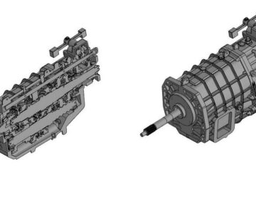 3D модель МКПП Газ Next 6 ступка ГАЗ А31Р22-1700010