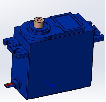 3D модель Сервопривод MG995  в SolidWorks