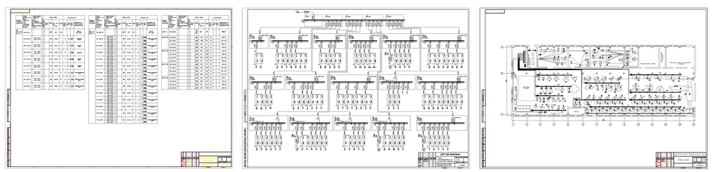 Чертеж Силовое электрооборудование цеха промышленного предприятия с заданным перечнем оборудования