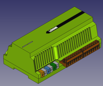 3D модель Модель контроллера "умного дома" Loxone Miniserver Gen. 2 (Версия контроллера - 2)