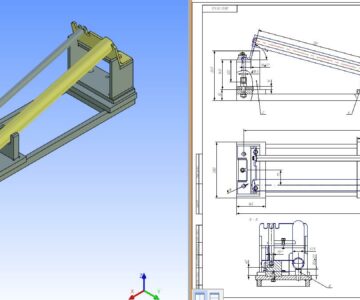 3D модель Приспсобление для сборки под сварку роликоопоры.