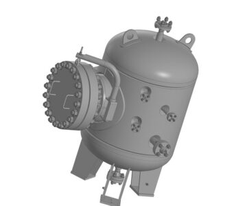 3D модель Ресивер газа ВЭЭ 1,0-12,5-1000