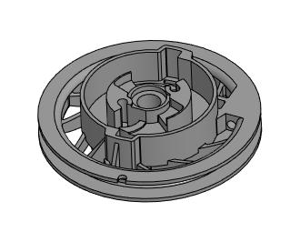 3D модель Шкив культиватора