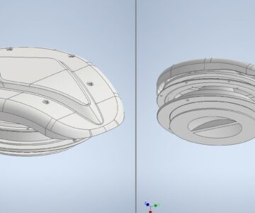 3D модель Вытяжной вентилятор салонный 12V Kormas 120 001