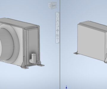 3D модель Отопитель КАВЗ, УРАЛ в сборе 24V ШААЗ 324-8101010-10