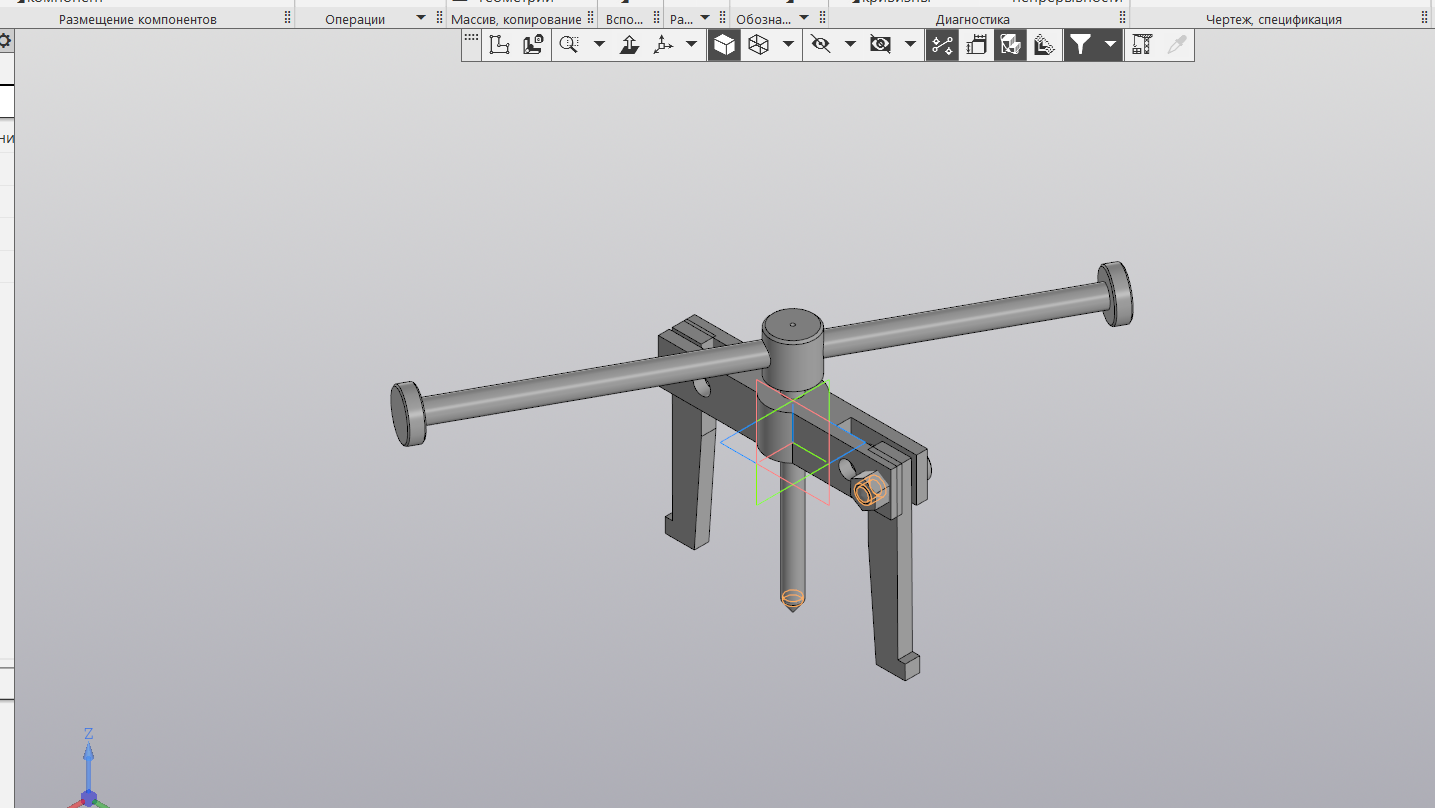 3D модель Съёмник  СО1Б.00.00