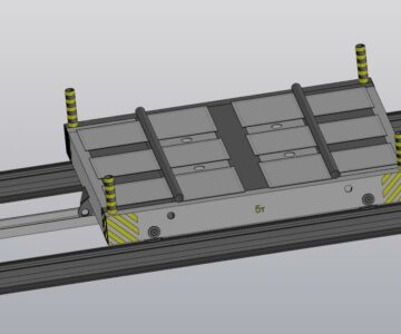 3D модель Тележка передаточная цеховая