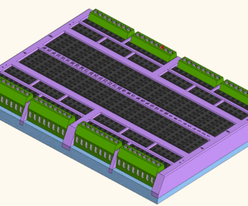 3D модель Беспаечная макетная плата (breadboard)