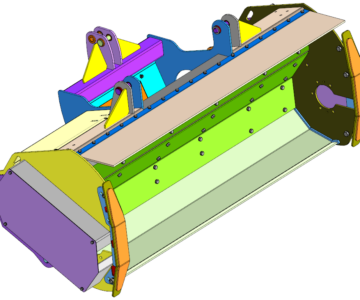 3D модель Корпус мульчера