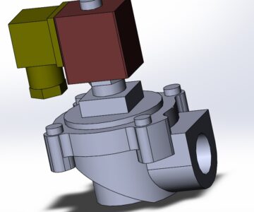 3D модель Импульсный клапан DMF-Z-20S